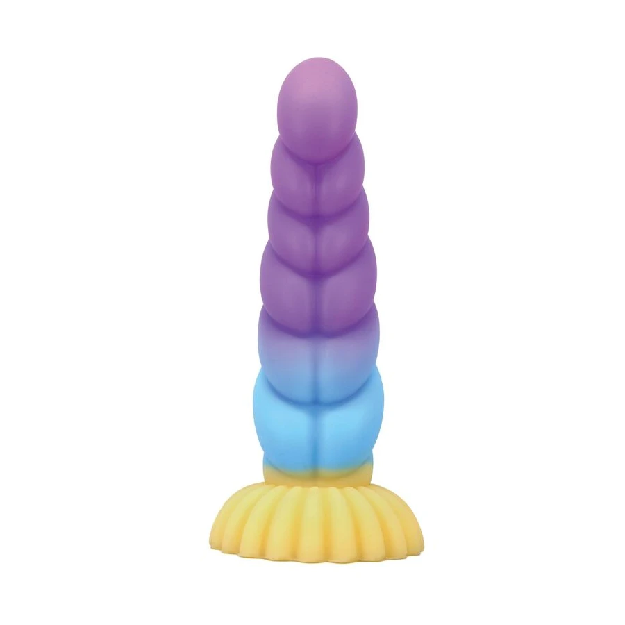 POWER MONSTERS - UNICORNO TRICOLORE FANTASY DILDO IN SILICONE 22 CM Ø 5 CM